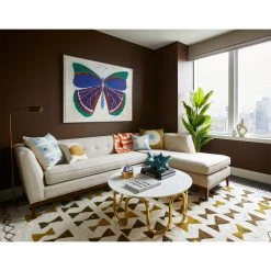 Jonathan Adler Print Paule Marrot, Butterfly Blue