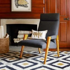 Jonathan Adler Crawford Reversible Peruvian Flat Weave Rug