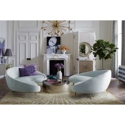 Jonathan Adler Ether Curved Sofa Bestsellers