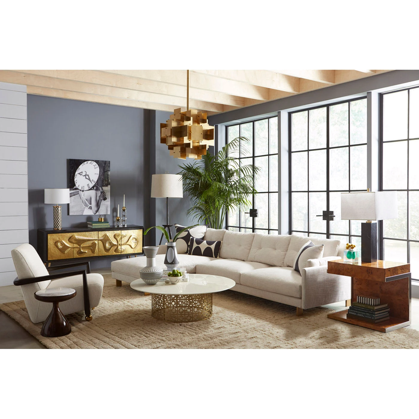 Jonathan Adler Bond Cantilevered Side Table Side & Accent Tables