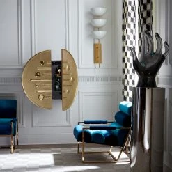 Jonathan Adler Bars & Bar Carts Reform Circle Bar