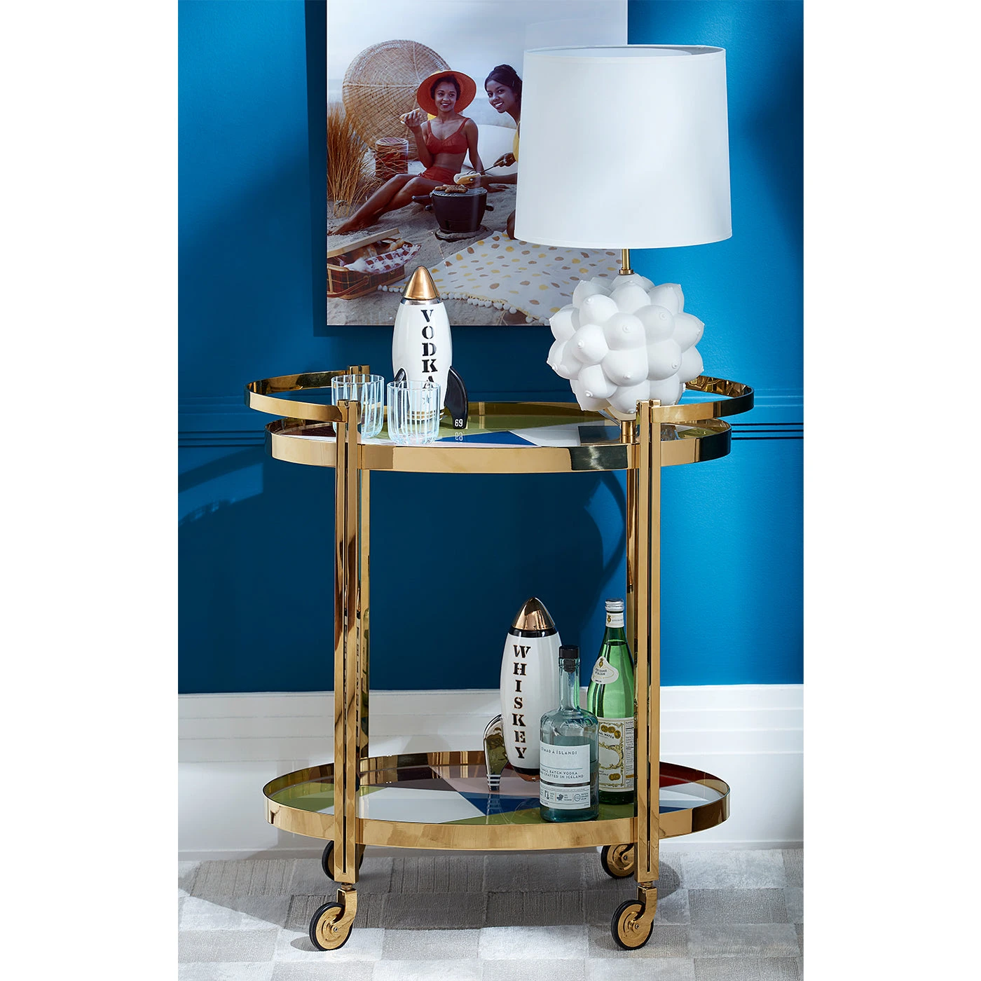 Jonathan Adler Torino Bar Cart Bars & Bar Carts