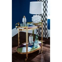 Jonathan Adler Torino Bar Cart Bars & Bar Carts
