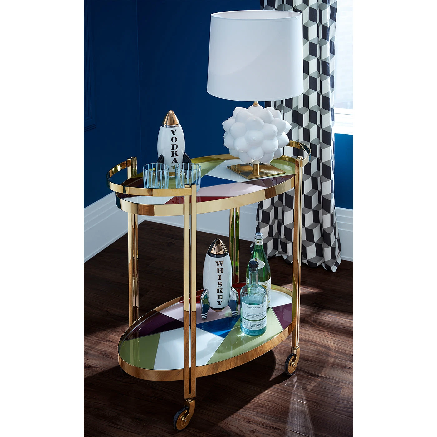 Jonathan Adler Torino Bar Cart Bars & Bar Carts