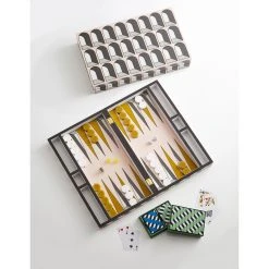 Jonathan Adler Games Arcade Backgammon Set