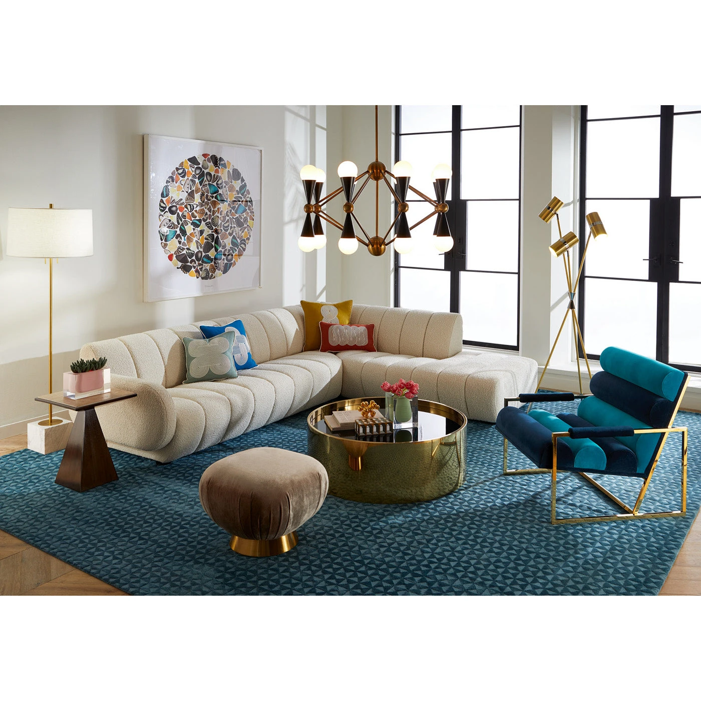 Jonathan Adler Brigitte Sectional Sectionals