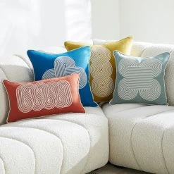 Jonathan Adler Pompidou Quatrefoil Pillow