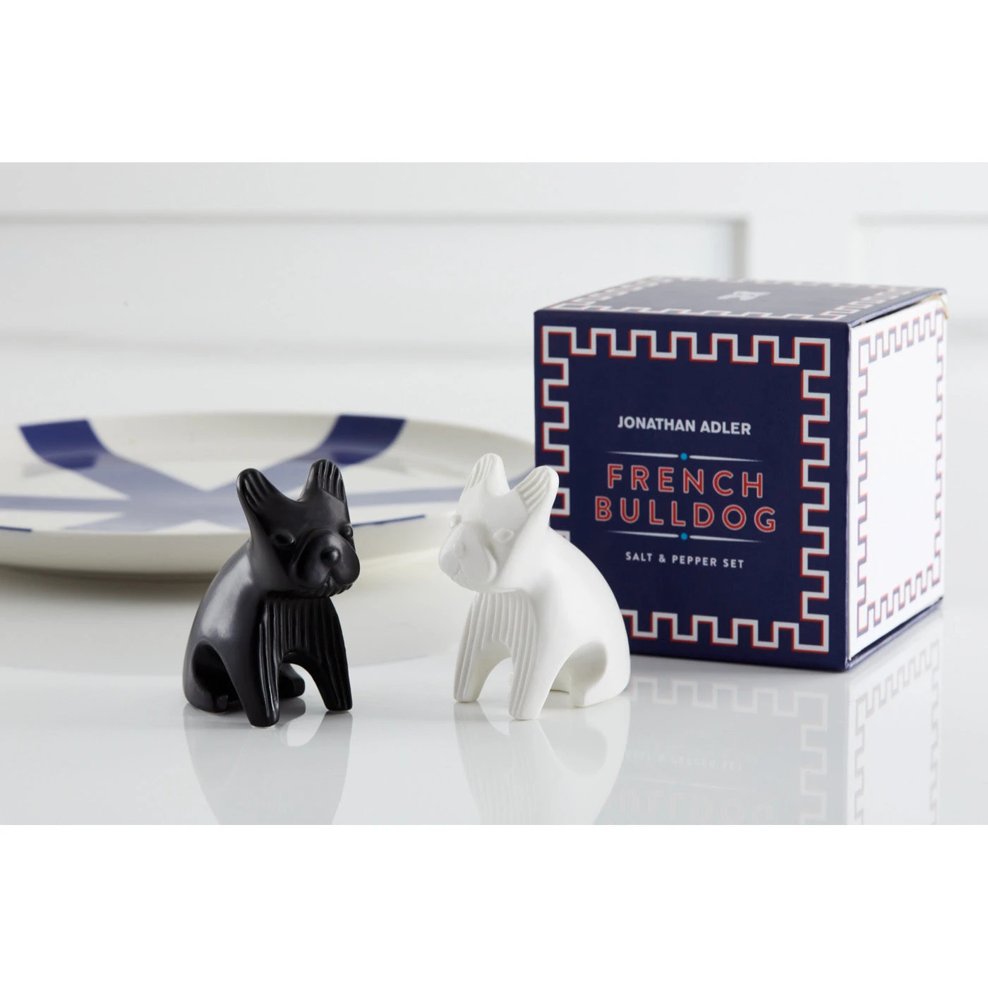 Jonathan Adler French Bulldog Salt & Pepper Set