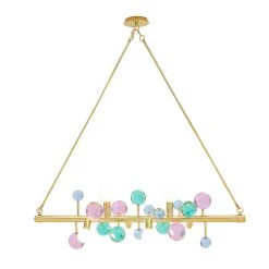 Jonathan Adler Globo Six-Light Linear Chandelier