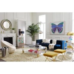 Jonathan Adler Muse Eyes Embellished Throw All Décor