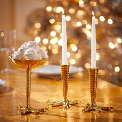 Jonathan Adler Gifts For The Host Brass Talon Candle Holder