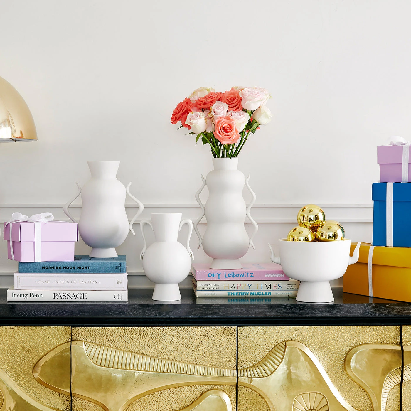 Jonathan Adler Eve Double Bulb Vase