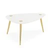 Jonathan Adler Large Marble Triangle Table