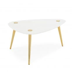 Jonathan Adler Large Marble Triangle Table