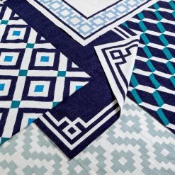 Jonathan Adler Nixon Border Reversible Peruvian Flat Weave Rug