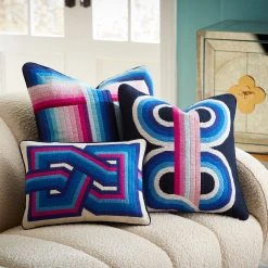 Jonathan Adler Bargello Supergraphic Pillow