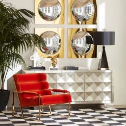 Jonathan Adler Channeled Goldfinger Chair Bestsellers