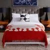 Jonathan Adler Throws Brushed Alpaca Amoeba Coverlet