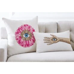 Jonathan Adler Petals Beaded Pillow All Décor