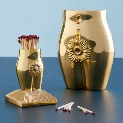 Jonathan Adler Boxes & Canisters Brass Edie Ring Box