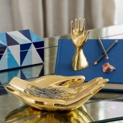 Jonathan Adler Brass Hand Bowl All Décor