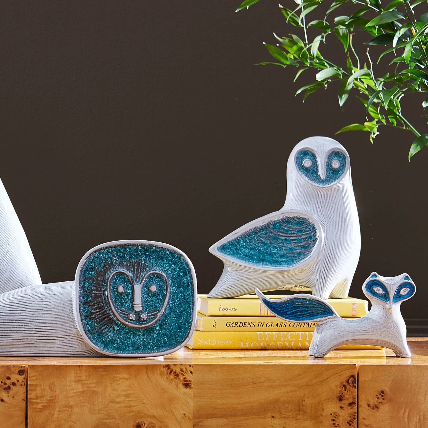 Jonathan Adler Glass Menagerie Barn Owl