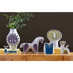 Jonathan Adler Glass Menagerie Cat Bud Vase Vases