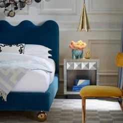 Jonathan Adler Brass Ripple Pendant