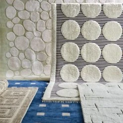 Jonathan Adler Small Squares Hand-Knotted Rug All New