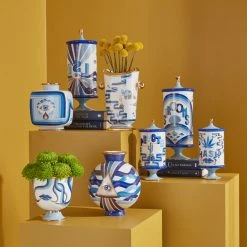 Jonathan Adler Druggist Square Vase New Pottery