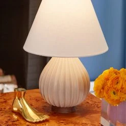 Jonathan Adler New Lighting Teardrop Relief Table Lamp