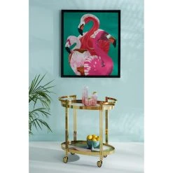 Jonathan Adler Flamingo Beaded Wall Art