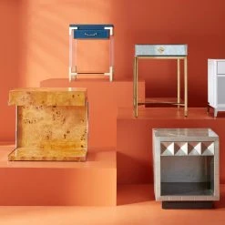 Jonathan Adler Side & Accent Tables Jacques Bedside Table
