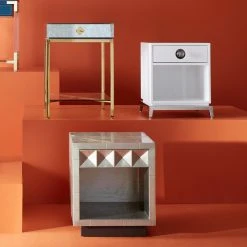 Jonathan Adler Talitha Bedside Table Side & Accent Tables