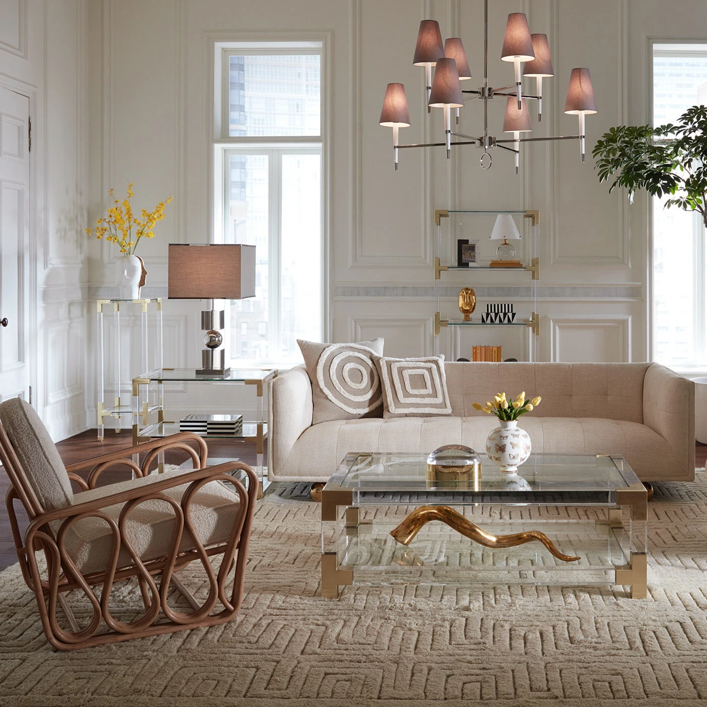 Jonathan Adler Jacques Stacked Table Lamp