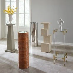 Jonathan Adler Side & Accent Tables Jacques Pedestal