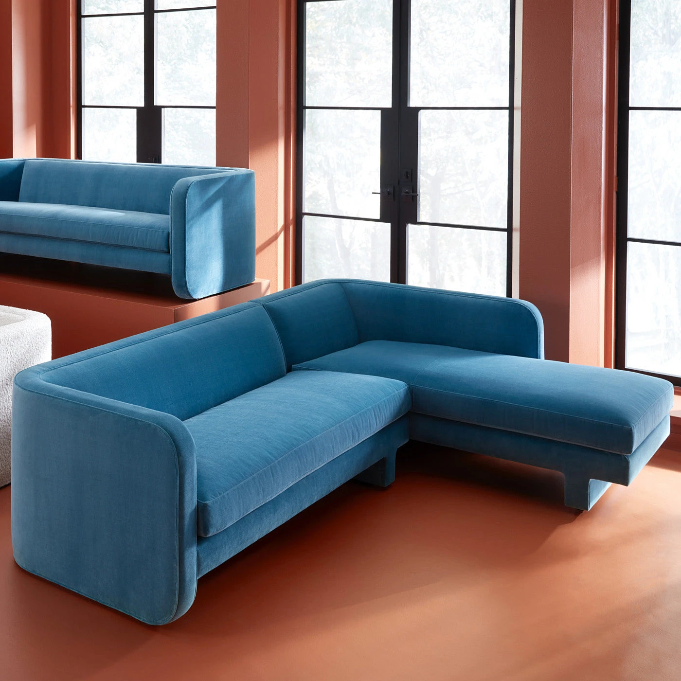 Jonathan Adler Sectionals Sunset Sectional Right Arm Facing