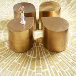 Jonathan Adler Better Together Bundles Brass Teardrop Table Duo Bundle
