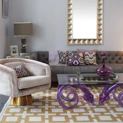 Jonathan Adler Bacharach Swivel Chair Chairs