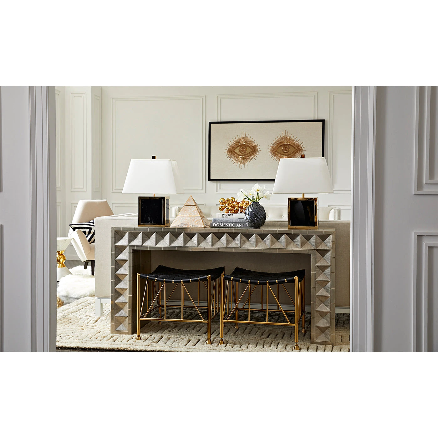 Jonathan Adler Eyes Beaded Wall Art All Décor