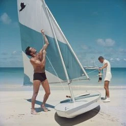 Jonathan Adler Slim Aarons “Boating In Antigua” Photograph Photography