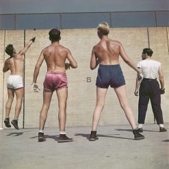 Jonathan Adler Slim Aarons "Handball In Central Park" Photograph