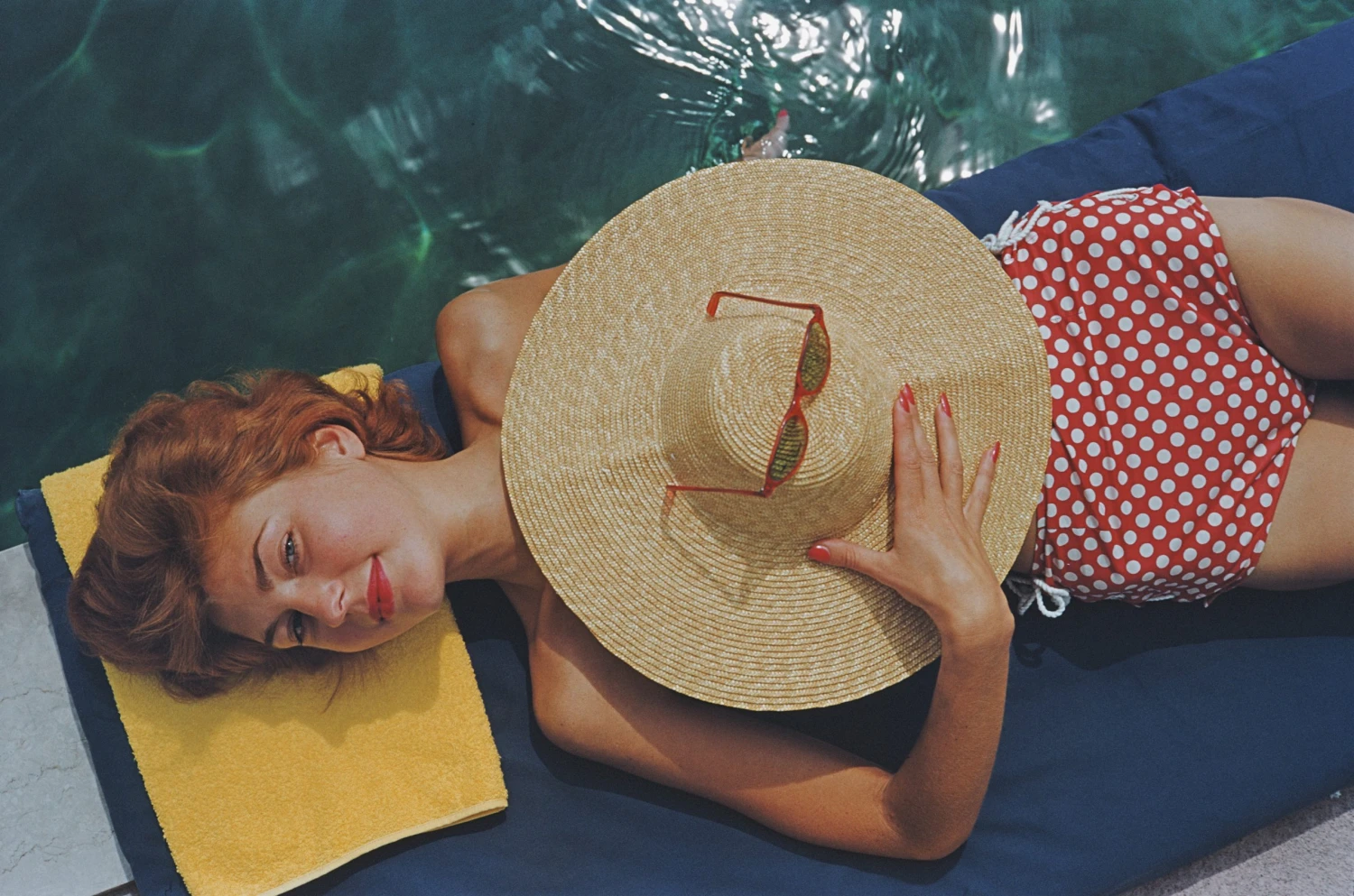Jonathan Adler Slim Aarons "Sunbathing In Bürgenstock" Photograph