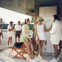 Jonathan Adler Slim Aarons "Tennis In The Bahamas" Photograph