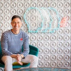 Jonathan Adler YELLOWPOP X Jonathan Adler Atlas Long, LED Neon Sign