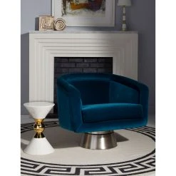 Jonathan Adler Bacharach Swivel Chair Chairs