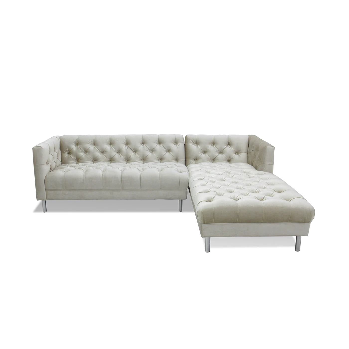 Jonathan Adler Baxter Chaise Sectional Right Arm Facing Sectionals