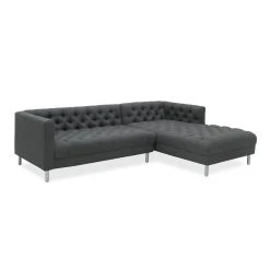 Jonathan Adler Baxter Deep Chaise Sectional Right Arm Facing