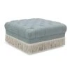 Jonathan Adler Baxter Ottoman With Bullion Fringe