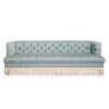 Jonathan Adler Baxter T-Arm Sofa With Bullion Fringe